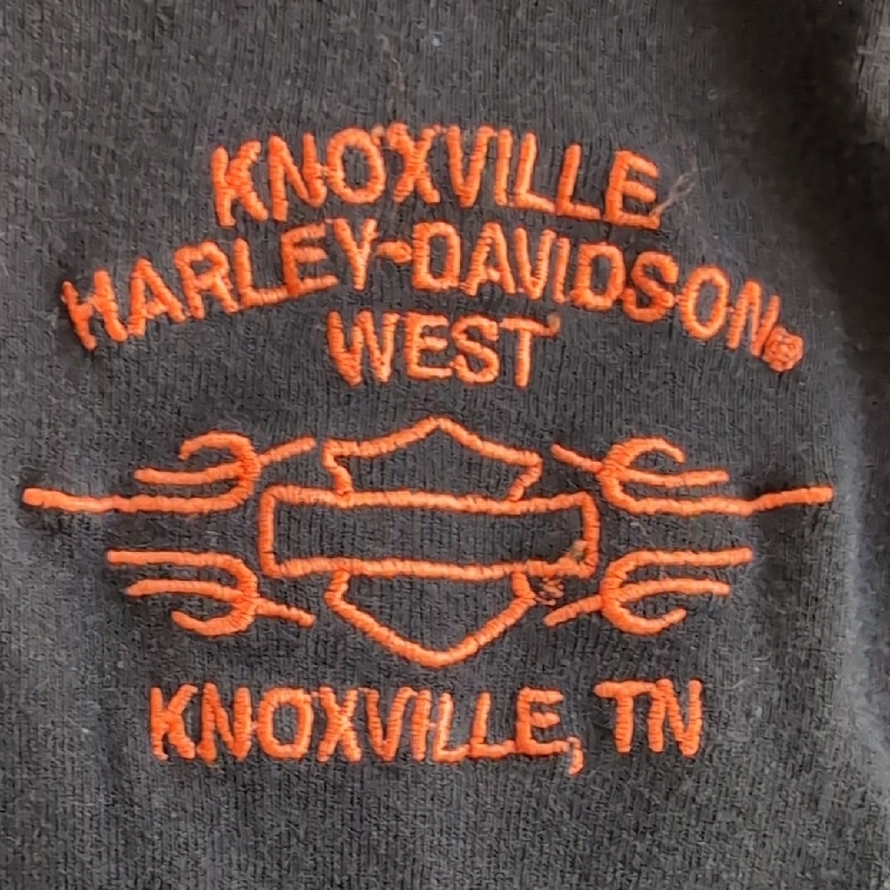Harley-Davidson Black and Orange Graphic Long Sleeve - Picture 7 of 11